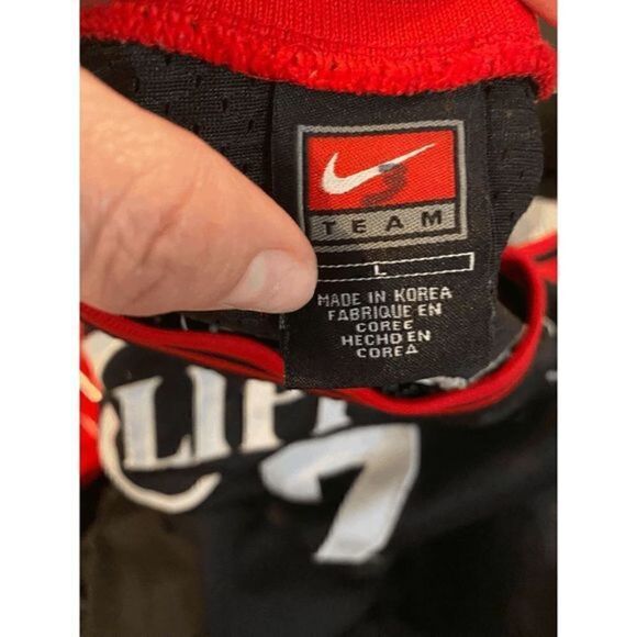 EUC Rare Clippers #7 Lamar Odom Black Red Mesh Jersey - Picture 3 of 6